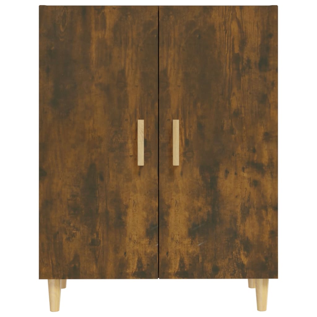 vidaXL Sideboard Smoked Oak 70x34x90 cm Engineered Wood