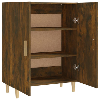 vidaXL Sideboard Smoked Oak 70x34x90 cm Engineered Wood