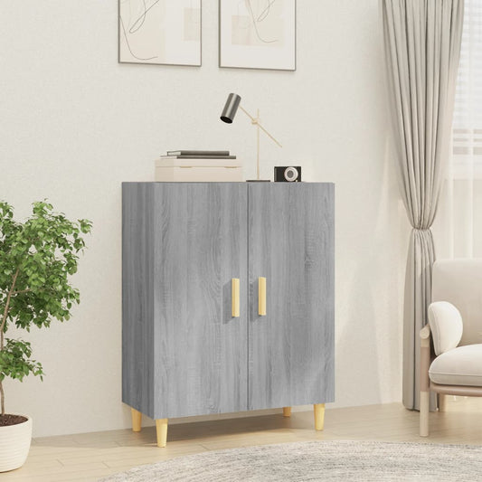 vidaXL Sideboard Grey Sonoma 70x34x90 cm Engineered Wood