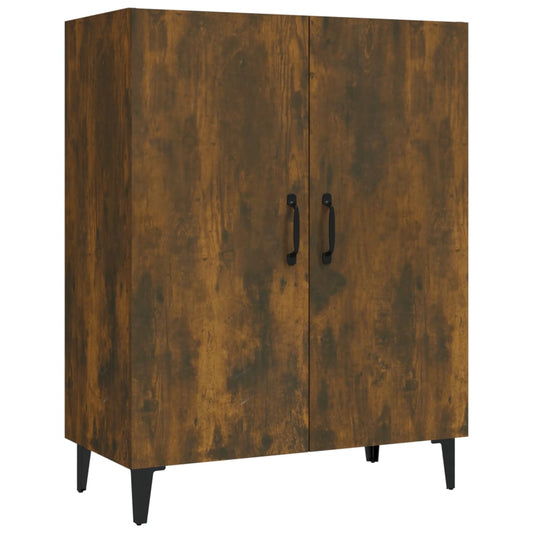 vidaXL Sideboard Smoked Oak 70x34x90 cm Engineered Wood
