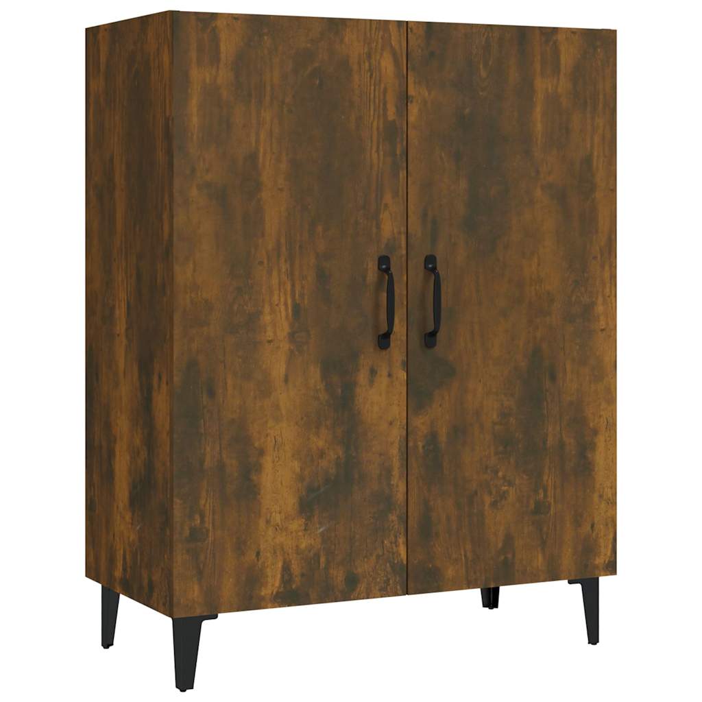 vidaXL Sideboard Smoked Oak 70x34x90 cm Engineered Wood