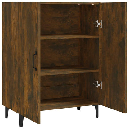 vidaXL Sideboard Smoked Oak 70x34x90 cm Engineered Wood