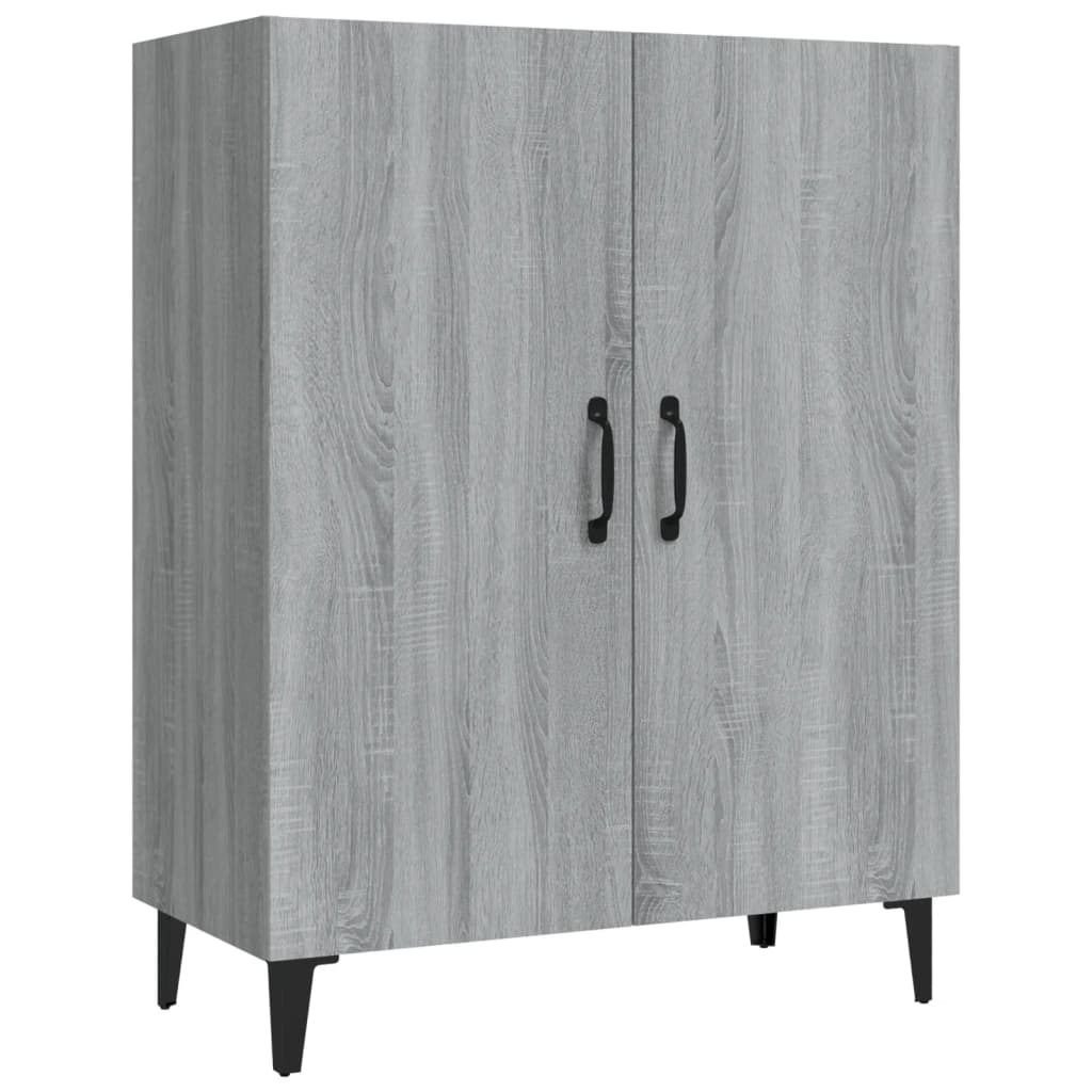 vidaXL Sideboard Grey Sonoma 70x34x90 cm Engineered Wood