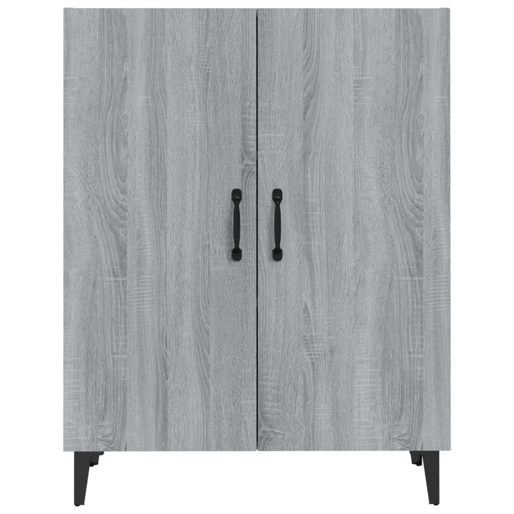vidaXL Sideboard Grey Sonoma 70x34x90 cm Engineered Wood