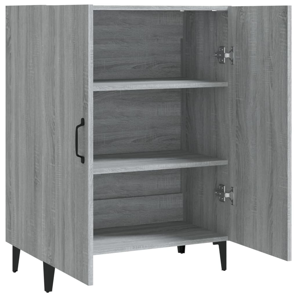 vidaXL Sideboard Grey Sonoma 70x34x90 cm Engineered Wood