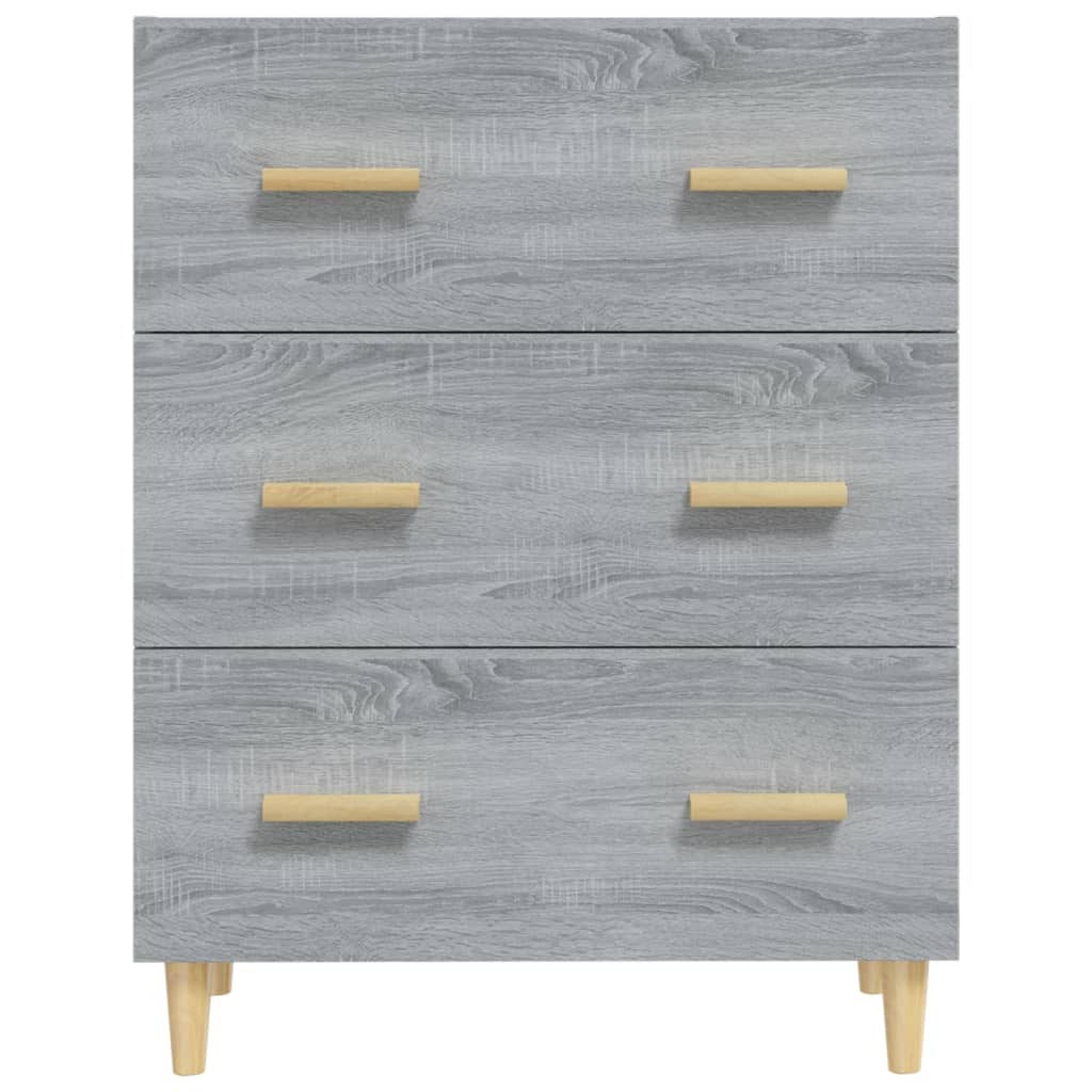 vidaXL Sideboard Grey Sonoma 70x34x90 cm Engineered Wood