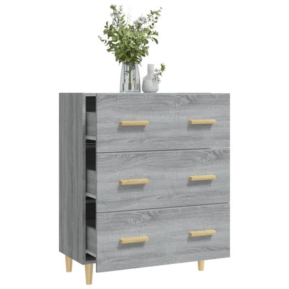 vidaXL Sideboard Grey Sonoma 70x34x90 cm Engineered Wood