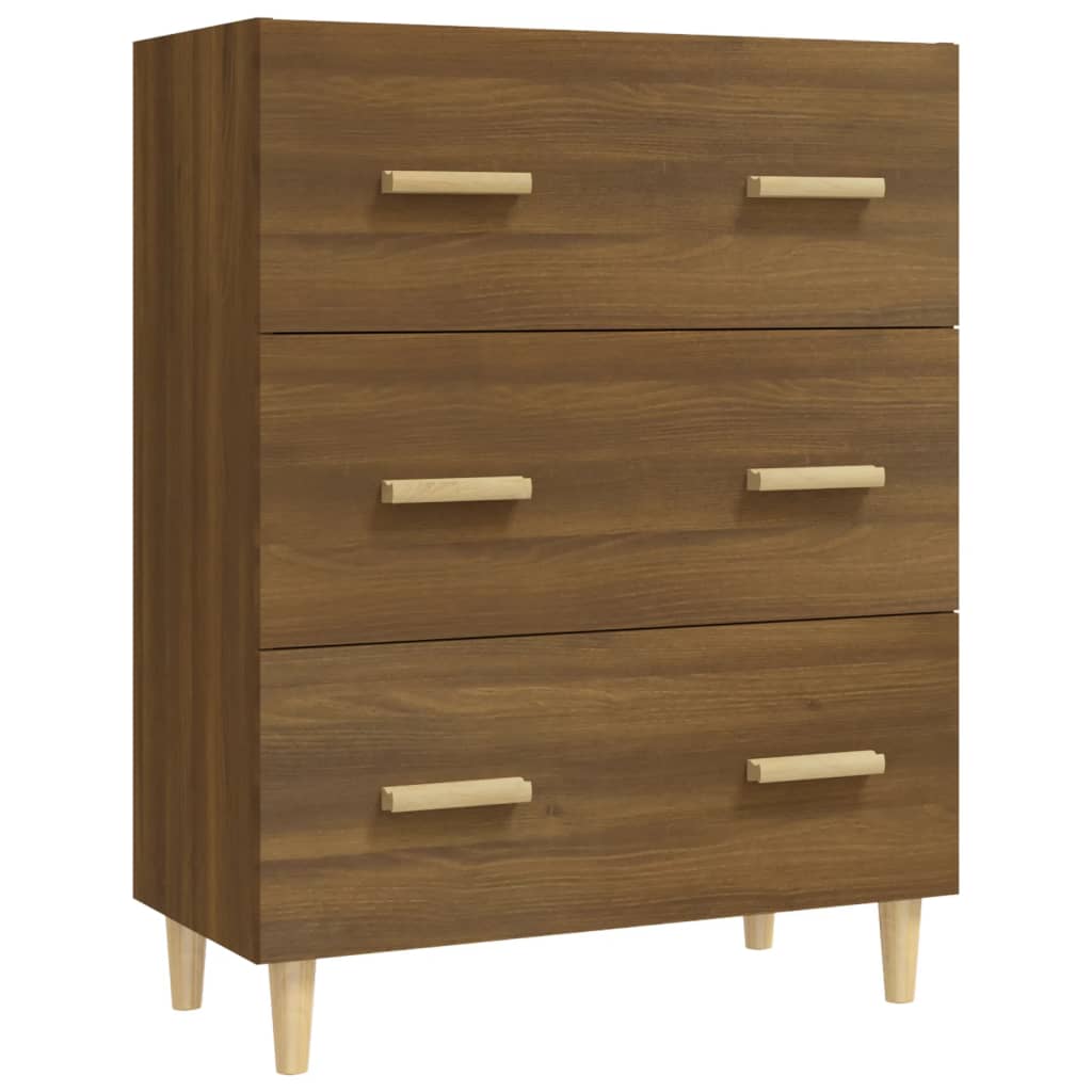 vidaXL Sideboard Brown Oak 70x34x90 cm Engineered Wood