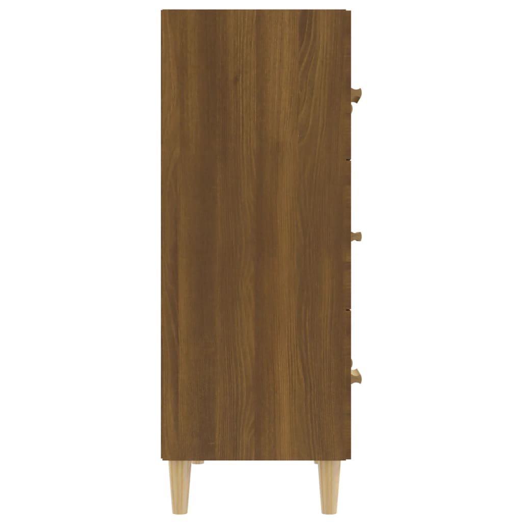 vidaXL Sideboard Brown Oak 70x34x90 cm Engineered Wood