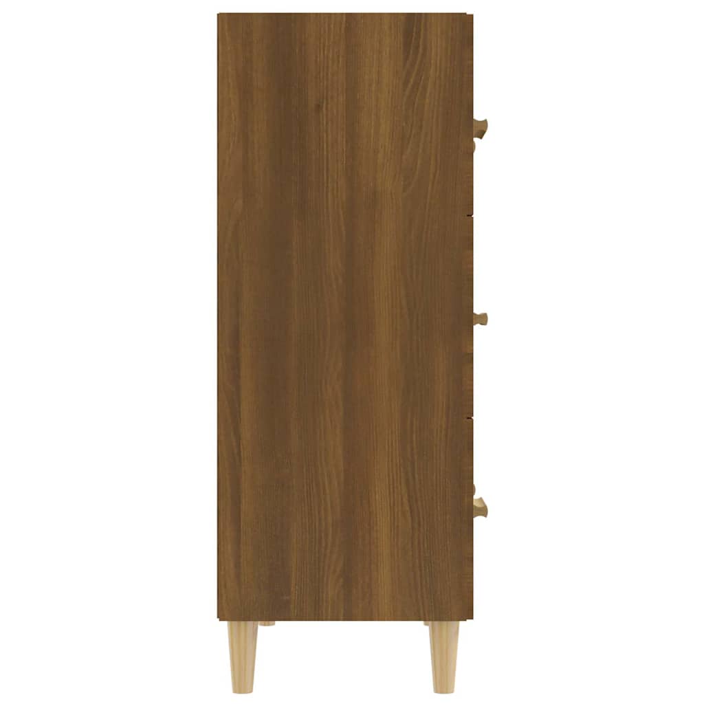 vidaXL Sideboard Brown Oak 70x34x90 cm Engineered Wood