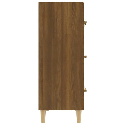 vidaXL Sideboard Brown Oak 70x34x90 cm Engineered Wood