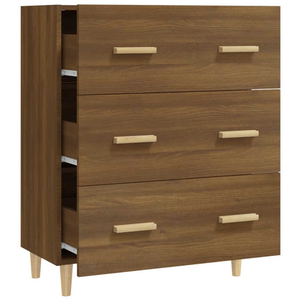 vidaXL Sideboard Brown Oak 70x34x90 cm Engineered Wood
