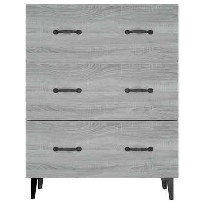 vidaXL Sideboard Grey Sonoma 69,5x34x90 cm Engineered Wood