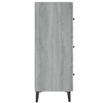 vidaXL Sideboard Grey Sonoma 69,5x34x90 cm Engineered Wood