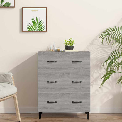 vidaXL Sideboard Grey Sonoma 69,5x34x90 cm Engineered Wood