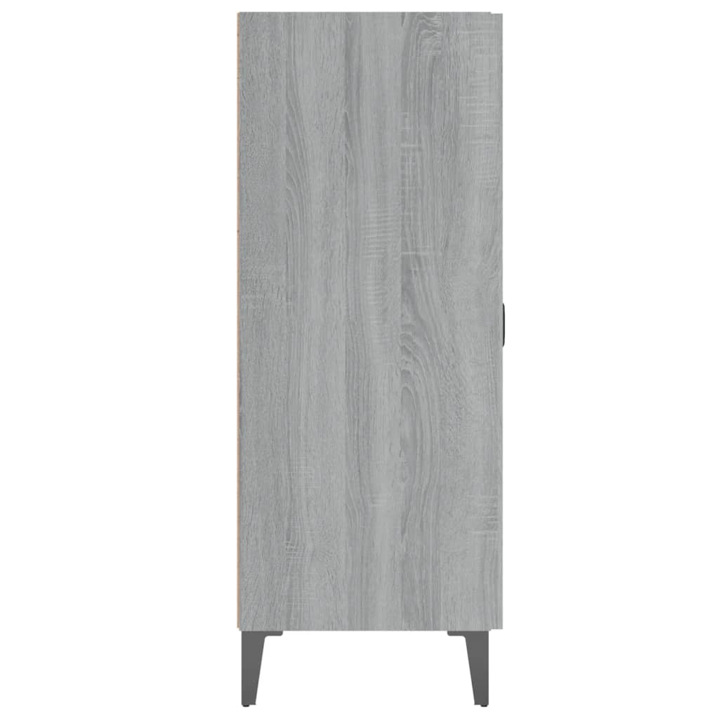vidaXL Sideboard Grey Sonoma 69.5x34x90 cm Engineered Wood