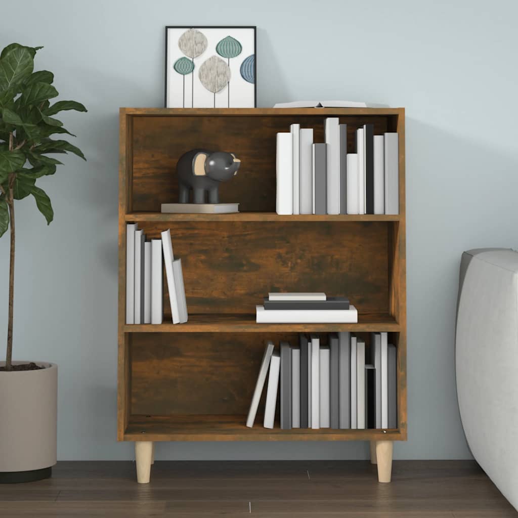vidaXL Sideboard Smoked Oak 69.5x32.5x90 cm Engineered Wood