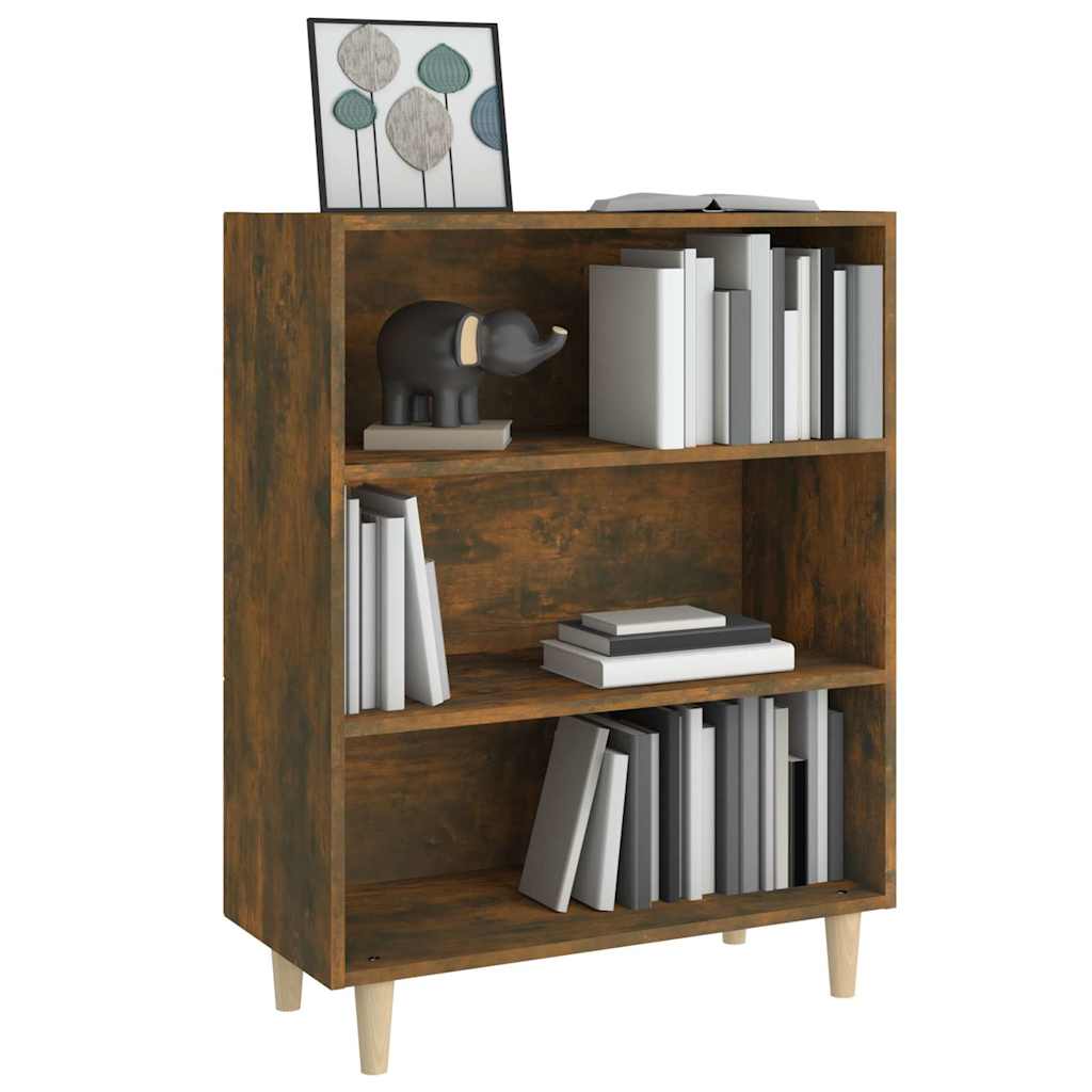 vidaXL Sideboard Smoked Oak 69.5x32.5x90 cm Engineered Wood