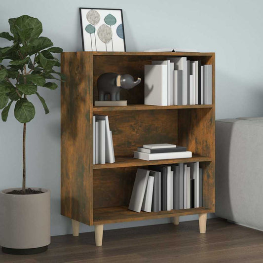 vidaXL Sideboard Smoked Oak 69,5x32,5x90 cm Engineered Wood
