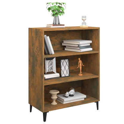 vidaXL Sideboard Smoked Oak 69.5x32.5x90 cm Engineered Wood