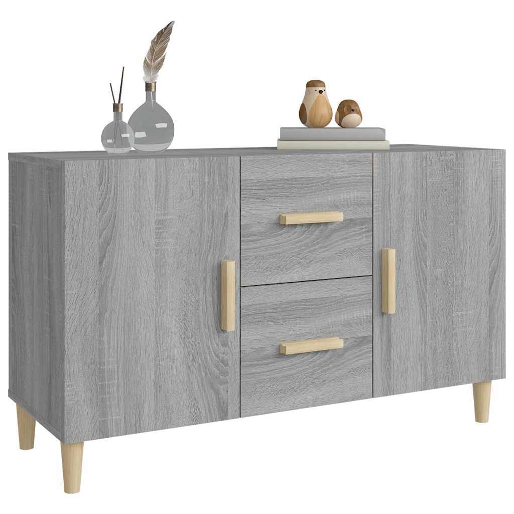vidaXL Sideboard Grey Sonoma 100x36x60 cm Engineered Wood