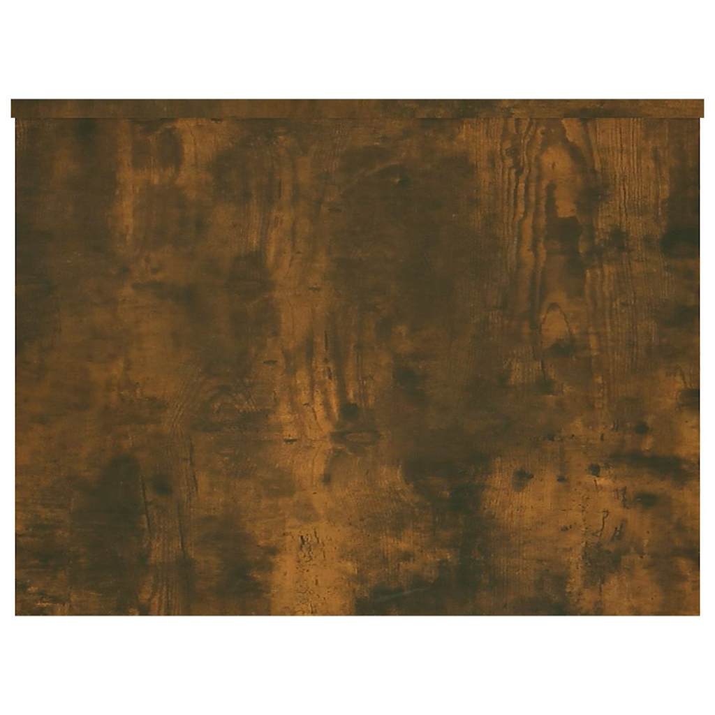 vidaXL Coffee Table Smoked Oak 80x55,5x41,5 cm Engineered Wood