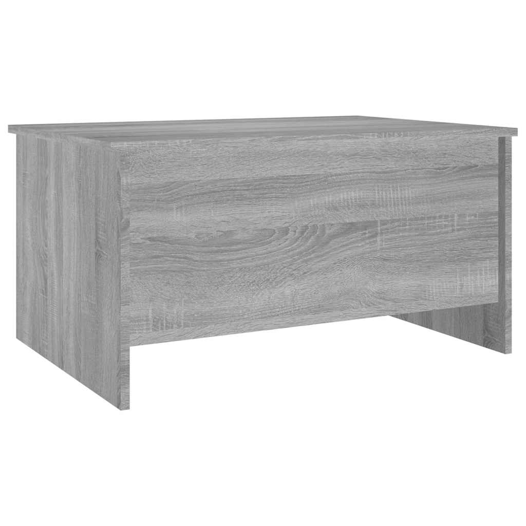 vidaXL Coffee Table Grey Sonoma 80x55,5x41,5 cm Engineered Wood