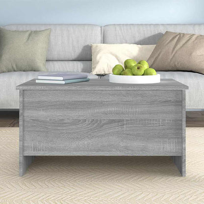 vidaXL Coffee Table Grey Sonoma 80x55,5x41,5 cm Engineered Wood