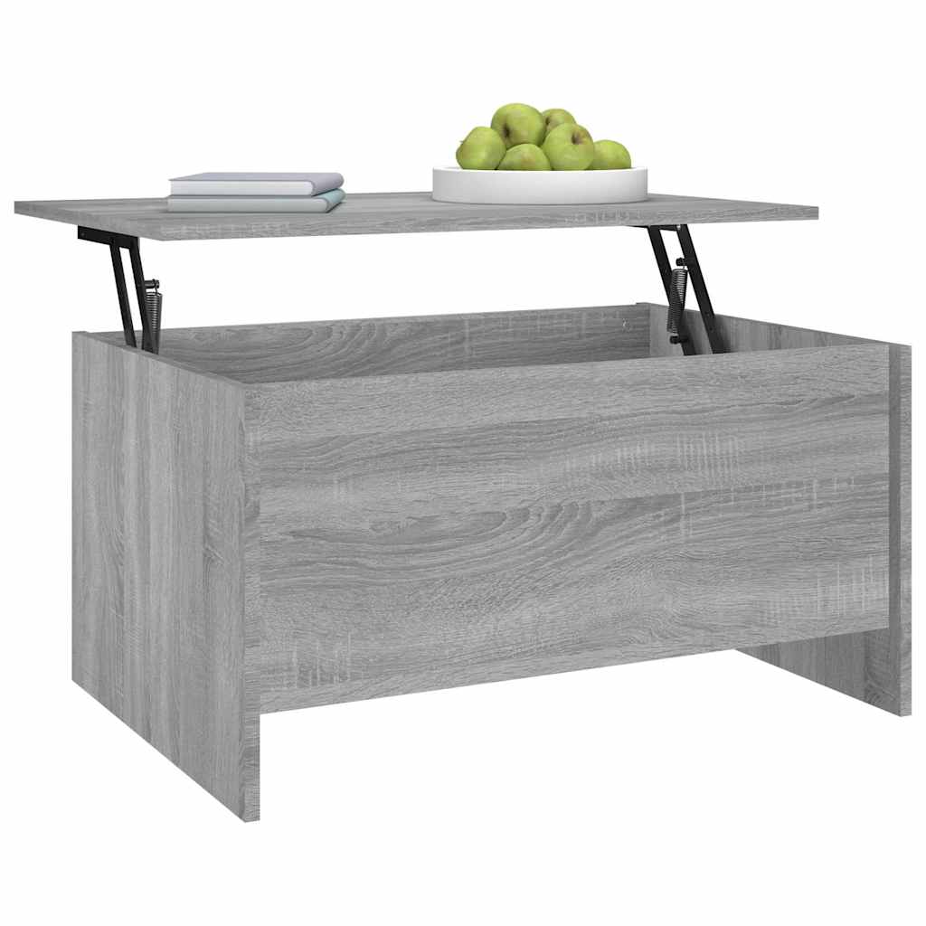 vidaXL Coffee Table Grey Sonoma 80x55,5x41,5 cm Engineered Wood