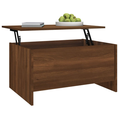 vidaXL Coffee Table Brown Oak 80x55.5x41.5 cm Engineered Wood
