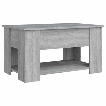 vidaXL Coffee Table Grey Sonoma 79x49x41 cm Engineered Wood