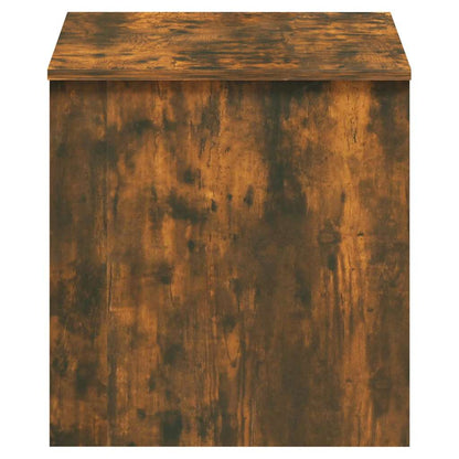 vidaXL Coffee Table Smoked Oak 102x50,5x52,5 cm Engineered Wood