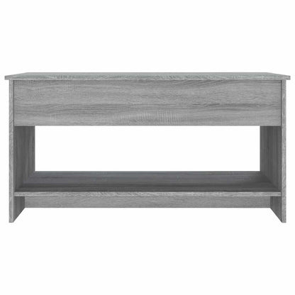 vidaXL Coffee Table Grey Sonoma 102x50x52.5 cm Engineered Wood