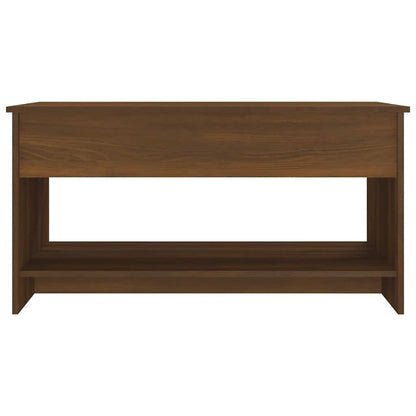 vidaXL Coffee Table Brown Oak 102x50x52.5 cm Engineered Wood