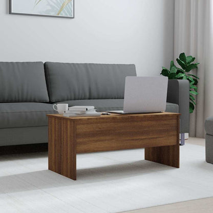 vidaXL Coffee Table | Brown Oak | Engineered Wood | Medium