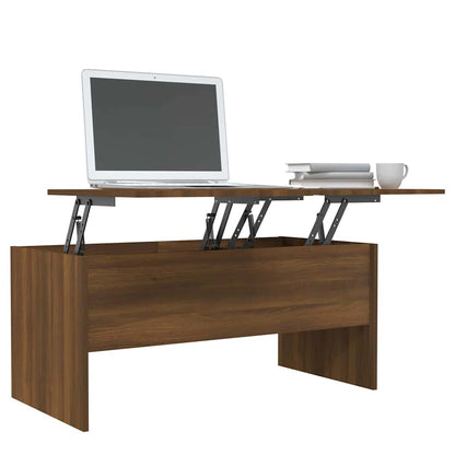 vidaXL Coffee Table | Brown Oak | Engineered Wood | Medium
