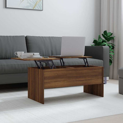 vidaXL Coffee Table | Brown Oak | Engineered Wood | Medium