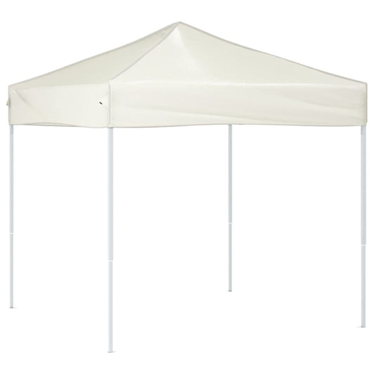 vidaXL Folding Party Tent Cream 2x2 m