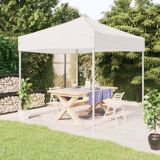vidaXL Folding Party Tent White 2x2 m