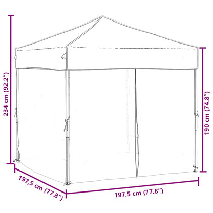 vidaXL Party Tent | Blue | 210D Oxford Fabric | Small |  Foldable  | Party Tent