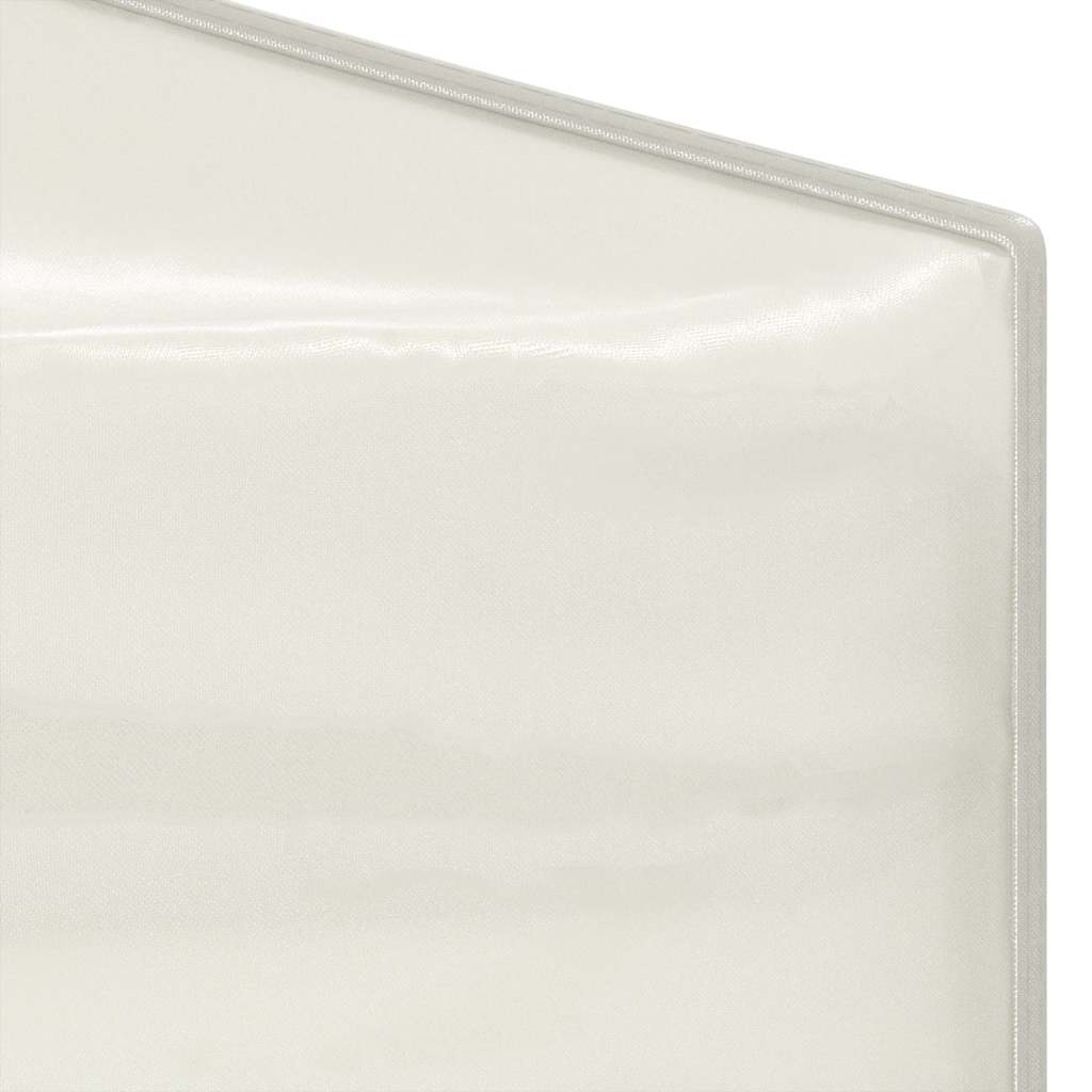 vidaXL Folding Party Tent with Sidewalls Cream 2x2 m