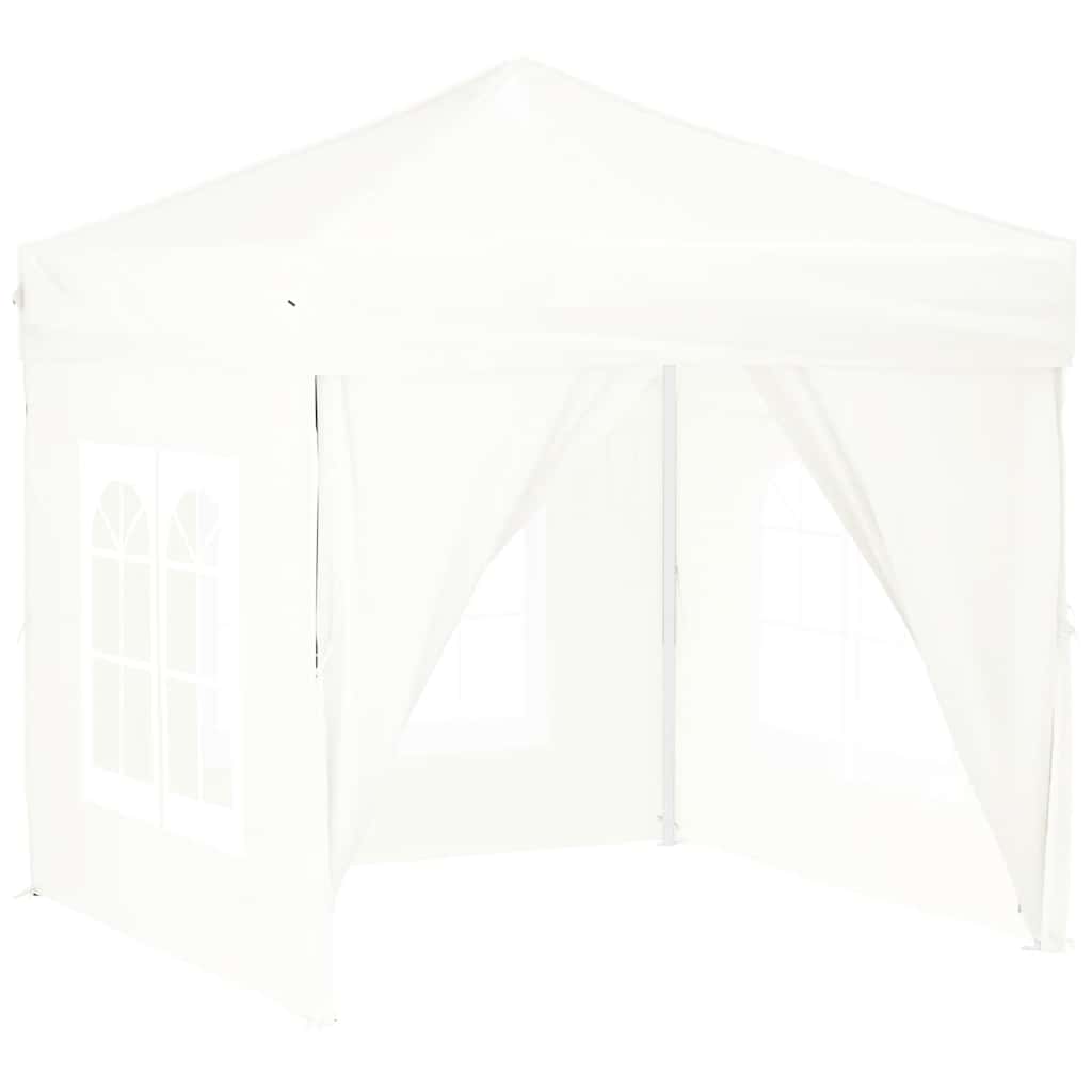 vidaXL Party Tent | White | 210D Oxford fabric | 2x2 m | Foldable