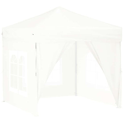 vidaXL Party Tent | White | 210D Oxford fabric | 2x2 m | Foldable