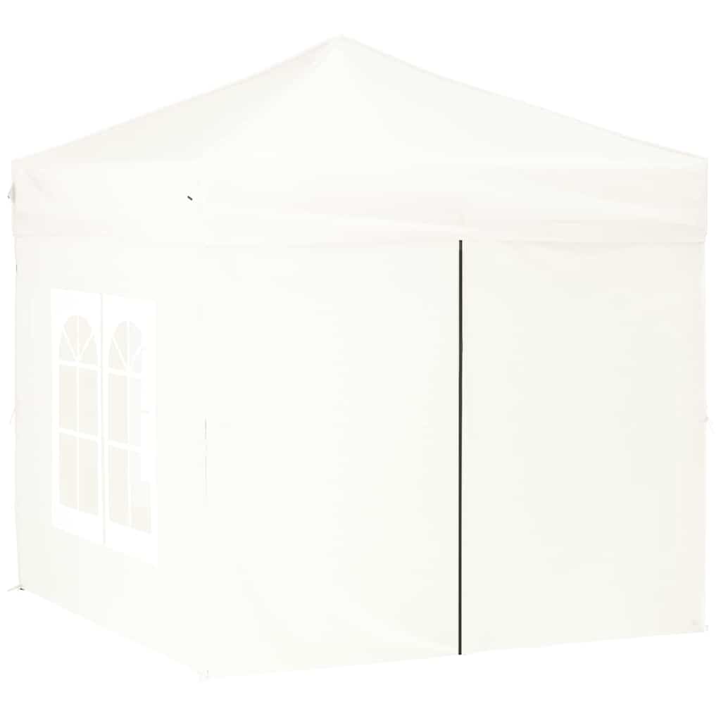vidaXL Party Tent | White | 210D Oxford fabric | 2x2 m | Foldable