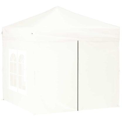 vidaXL Party Tent | White | 210D Oxford fabric | 2x2 m | Foldable