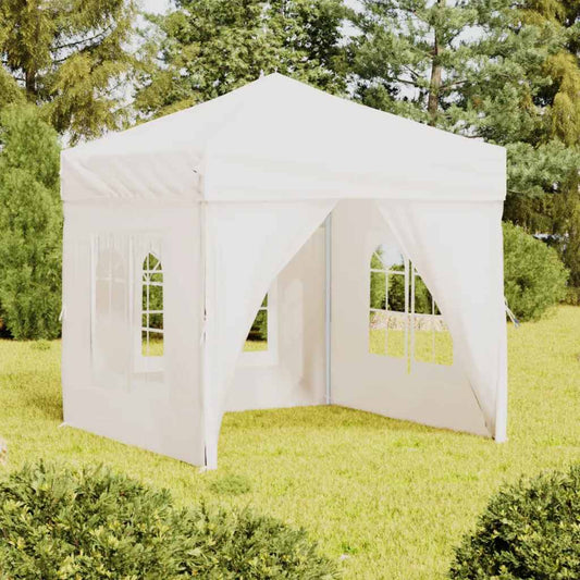 vidaXL Party Tent | White | 210D Oxford fabric | 2x2 m | Foldable