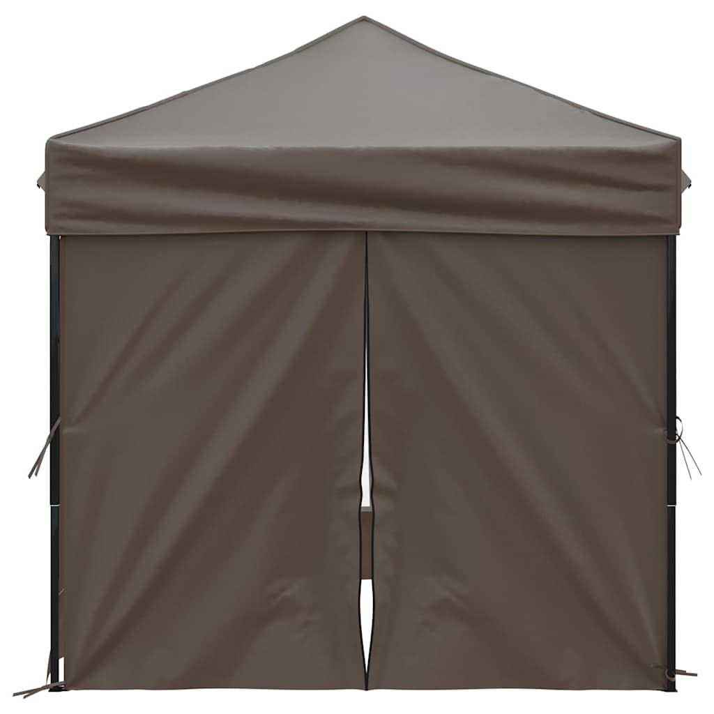 vidaXL Party Tent | Taupe | 210D oxford fabric | 2x2 m | Foldable | Party Tent