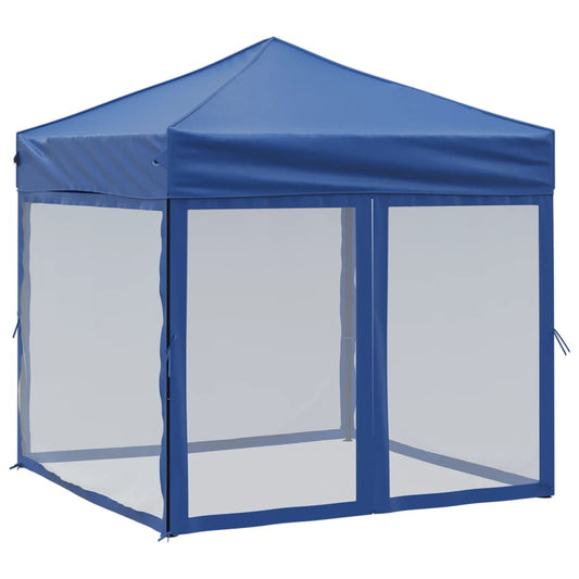 vidaXL Party Tent | Blue | 210D oxford fabric with silver coating | 2x2 m