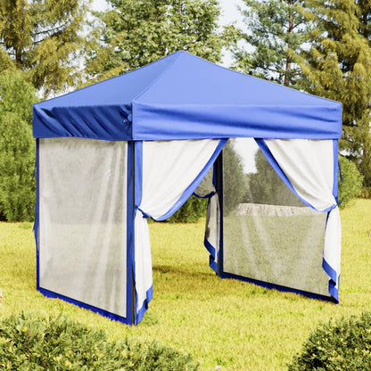 vidaXL Party Tent | Blue | 210D oxford fabric with silver coating | 2x2 m