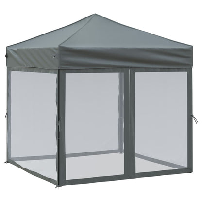 vidaXL Party Tent | Anthracite | 210D oxford fabric | 2x2 m | Foldable